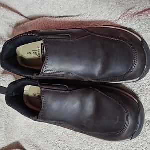 GEORGE MENS LEATHER SLIP ONS